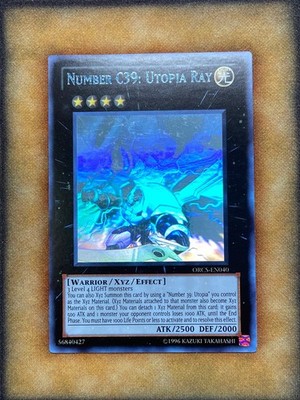 Yugioh Utopia C39: Utopia Ray ORCS-EN040 Ghost Rare NM