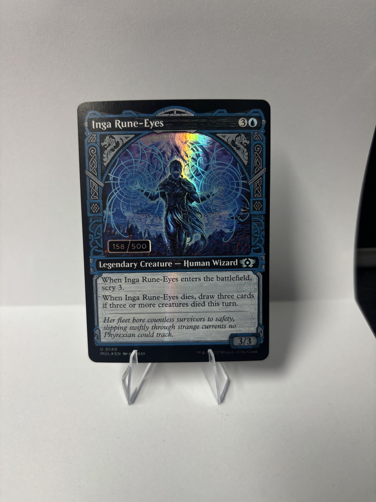 MTG SERIALIZED LP Inga Rune Eyes #158 MUL Foil Serial Numbered | eBay