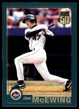 Joe McEwing 2001 Topps #281 New York Mets MLB READ FREE SHIPPING AutographDen