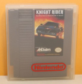 Knight Rider Cartridge Manual Storage Nintendo System NES Tested WORKS