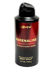 NEW 1 BATH BODY WORKS ADRENALINE MEN'S COLLECTION BODY SPRAY DEODORANT 3.7 OZ