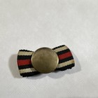 WWII German Original Ribbon Bar Pinback, Black/White/Red/Black (Militaria) — photo 2