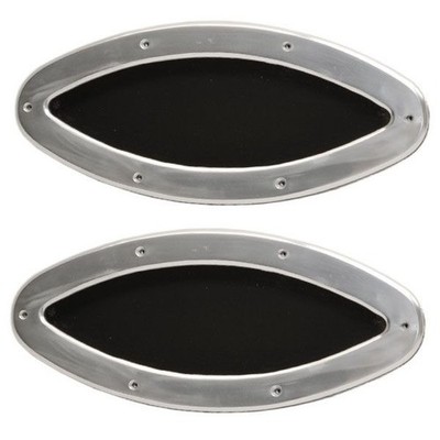 Bomar Boat Portlight Windows C325-10-STD-ASL | Fixed Elliptical (Pair)