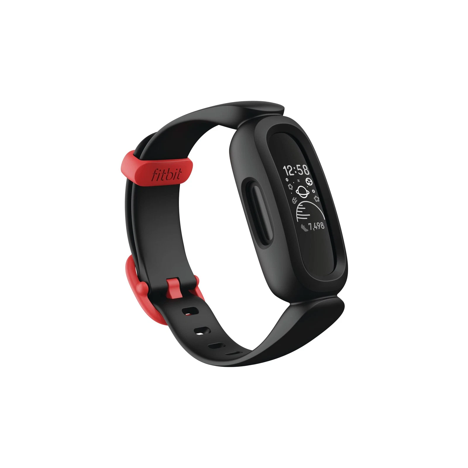Fitbit Ace 3 Activity-Tracker for Kids 6+ One Size Black/Racer Red