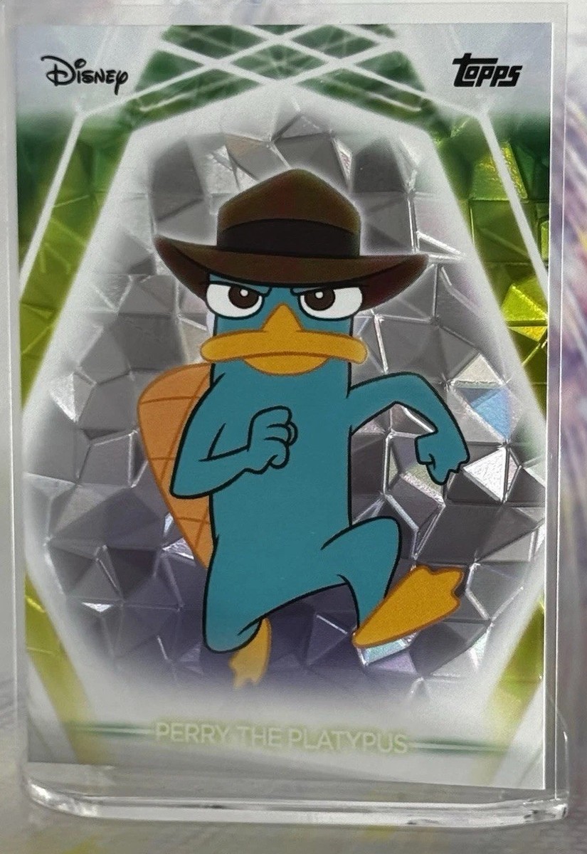 レア ⭐️MEFFERT’S Platypus Color Collection 2026 Topps Disney Neon Perry The Platypus 5 Diamanté Refractor | eBay