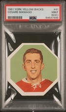 1961 YORK YELLOW BACKS #41 CESARE MANIAGO - PSA 9(OC)