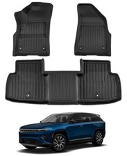 Floor Mats Floor Liner Carpet Mats for Jeep Wagoneer S 2025 All Season Weathe...