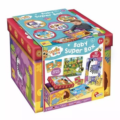 Carotina baby Baby Super Box kolekcja 10 gier 107827 LISCIANI - Lisciani