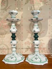 Giulia Mangani Italy Porcelain Candlesticks