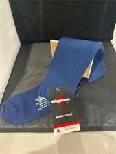 Wigwam Vintage Ski Bare-Foot  Socks Blue 60%-40% Wool/Nylon 9.0-12 NEW