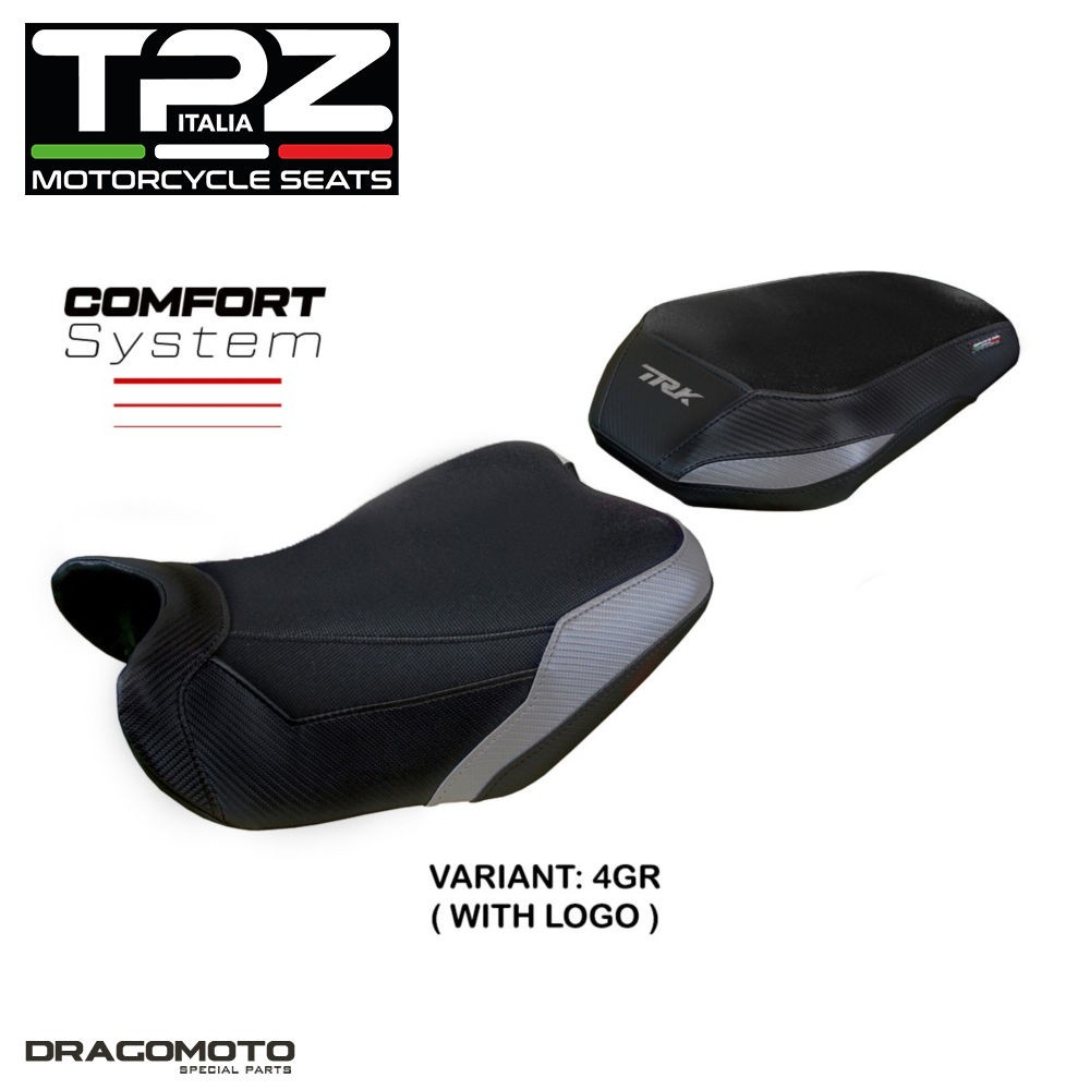 BENELLI TRK 702 2023-2025 tapisserie Selle BNTR72TC-4GR-1 TPZ gris COMFORT SY...