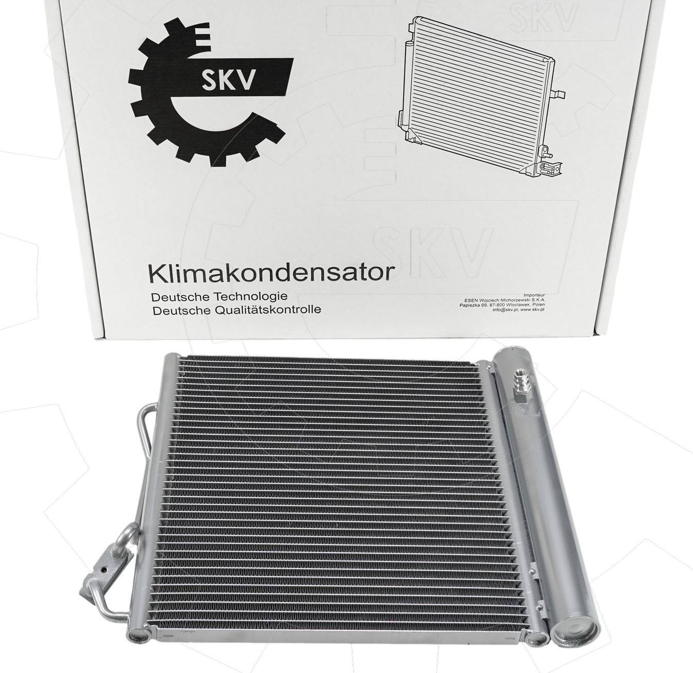Condensateur de climatisation SMART Fortwo 0001632V003 radiateur clim de rechange