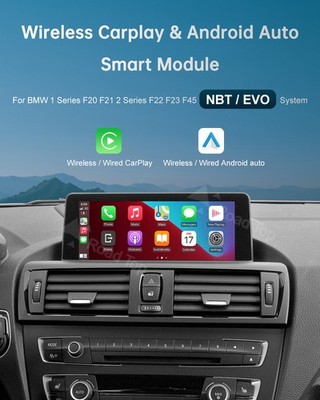 Für BMW 1 2 er F20 F21 F22 F23 F45 2011-2020 Wireless CarPlay Android Auto DE