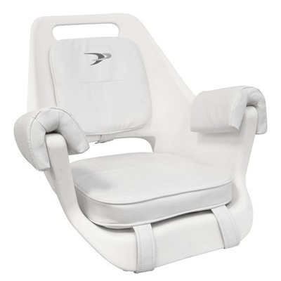 Deluxe Pilot Helm Chair |23-1/2 H | Vinyl |Armrests