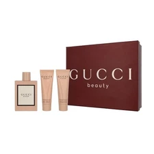 GUCCI BLOOM 3 PC GIFT SET FOR WOMEN - 3.3 OZ EDP + 1.6 OZ SHOWER GEL + 1.6 OZ BL