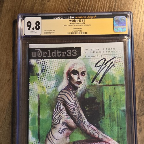 W0RLDTR33 #1 ZU ORZU 1:50 INCENTIVE CGC 9.8 SS SIGNED JAMES TYNION IV NETFLIX TV
