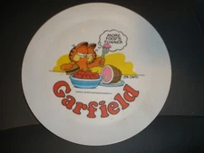 Vntg Deka Garfield Plastic Plate 1978 MORE FOOD'S FUNNER Jim Davis 8" (SU58)