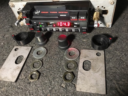 VH Commodore stereo mounting retaining fitting plates eurovox radio VC sle Brock - Picture 2 of 4