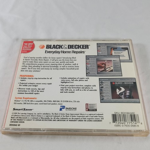 Black & Decker Home Repairs (Jewel Case) - Picture 3 of 5