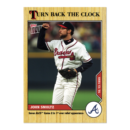 John Smoltz 2020 Topps ahora retrocede el reloj #197 Atlanta Braves - Imagen 1 de 2
