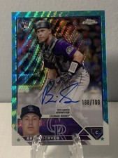 2023 Topps Chrome Brian Serven  RC Auto AQUA WAVE REFRACTOR  /199 RA-BS