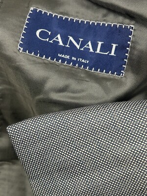CANALI Mens Blue label Sport Coat Blazer Slim Fit Olive