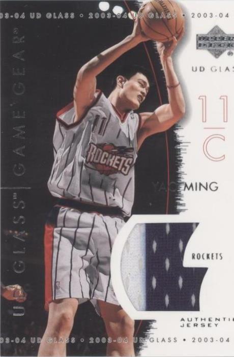 2003-04 UD Glass - Yao Ming #GG-YM for sale | eBay