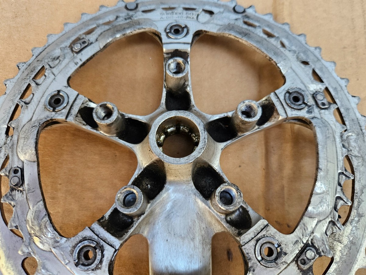 Vintage Shimano 105 5500 Triple Road Bike Crankset FC-5503 175mm