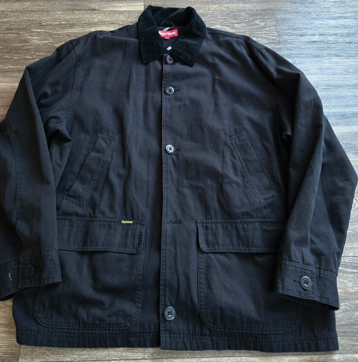 Supreme Barn Coat Jacket Black Mens Size Large S/S 21 | eBay Supreme Barn Coat Jacket Black Mens Size Large S/S 21 | eBay