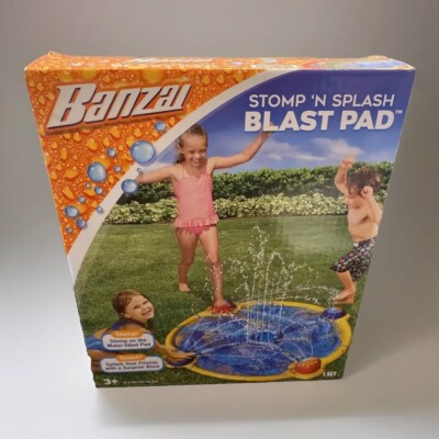 Banzai Stomp N Splash Blast Pad 42  Water Toy Game Outside Play Sealed