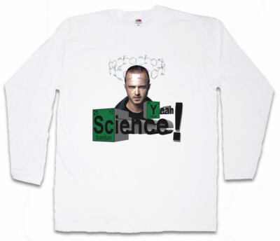 YEAH SCIENCE JESSE PINKMAN LANGARM T-SHIRT Breaking Walter White Cook Bad