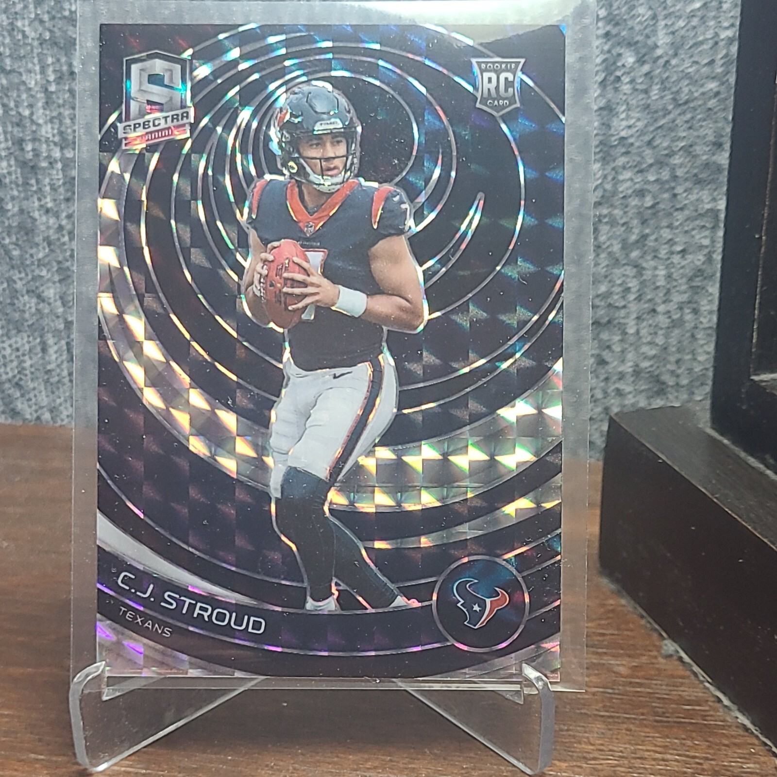 2023 Panini Spectra - Rookies Interstellar Prizm #112 C.J. Stroud /60 (RC)
