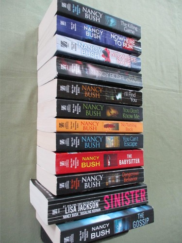 NANCY BUSH 12 Suspense PB Lot RAFFERTY FAMILY RIVER GLEN Series NOWHERE TO RUN + - Picture 4 of 5