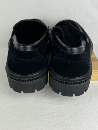 NWOT express mens lug sole suede/leather penny loafers Size 8 - Picture 3 of 7