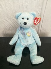  TY BEANIE BABY DECADE The Bear Light Blue 
