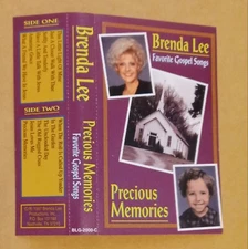 Cover Art J-CARD  •  Brenda Lee "PRECIOUS MEMORIES  Favorite Gospel Songs"