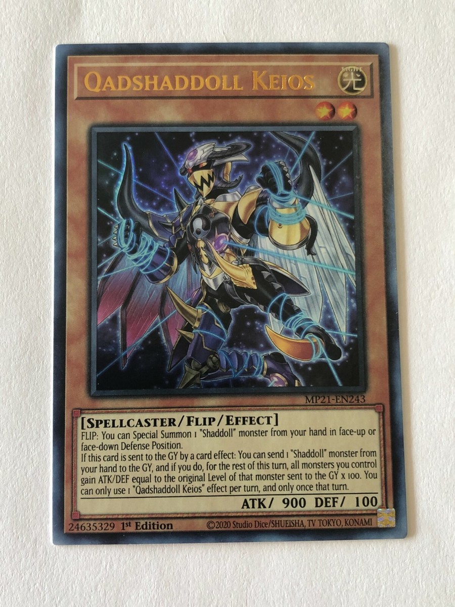 Yugioh card 1st Edition MP21-EN243 Qadshaddoll Keios Near Mint | eBay Yugioh card 1st Edition MP21-EN243 Qadshaddoll Keios Near Mint | eBay