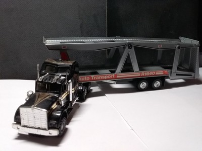 SEMI AUTO CARRIER TRACTOR TRAILER WITH loading ramp