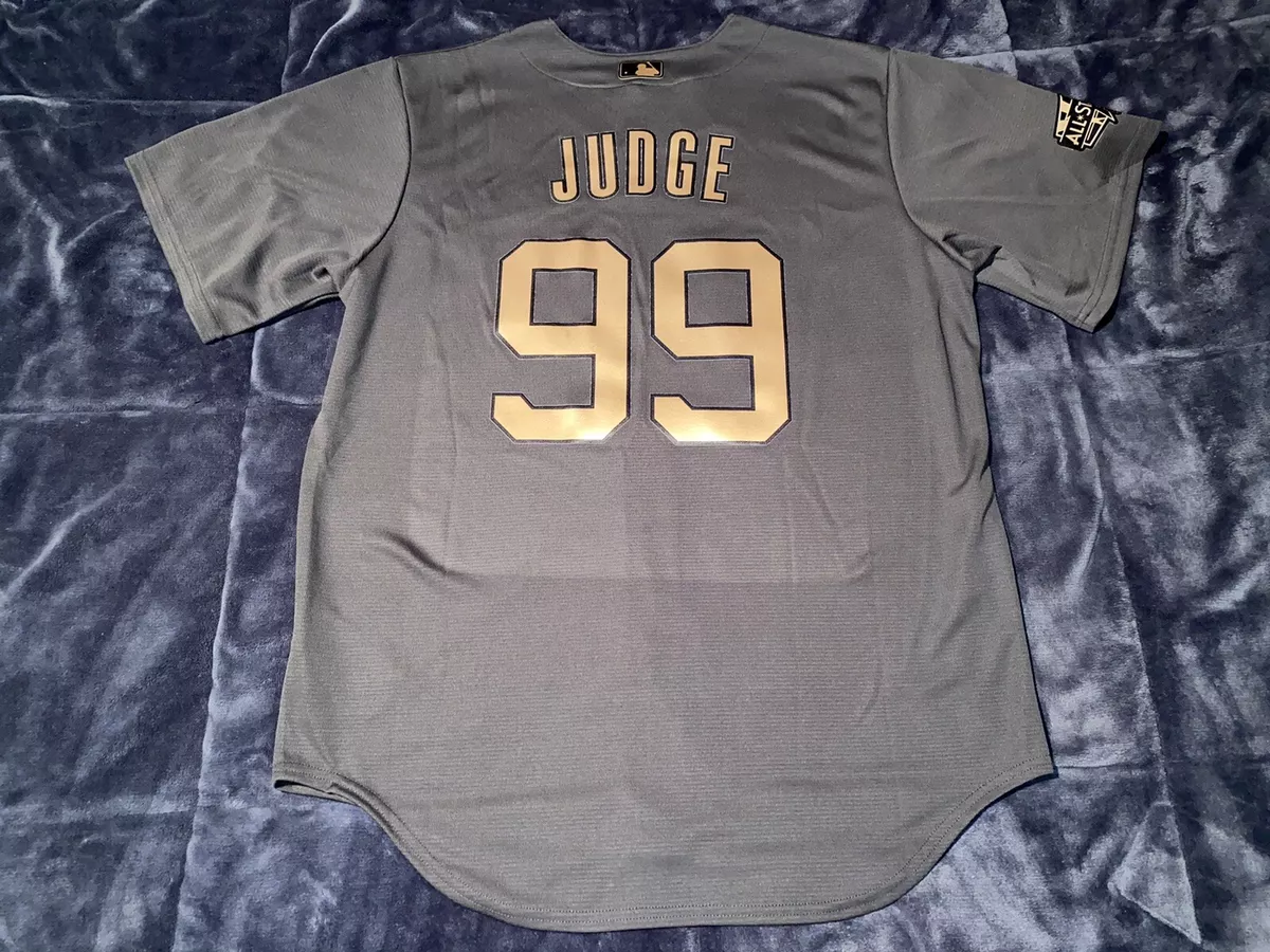 Aaron Judge New York Yankees All Star Game 2022 Nike Gray Jersey