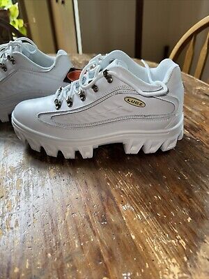 Women Lugz Dot Com 2.0 Leather Casual Shoes WDOT2L-100 White Women Lugz Dot Com 2.0 Leather Casual Shoes WDOT2L-100 White