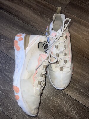 Nike React Element 55 Light Orewood Brown Women's Sport Trainers Shoes 8.5