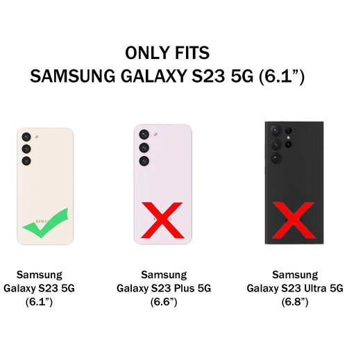 for Samsung Galaxy S23 5G 6.1" Case Impact Armor Ring Stand Hybrid Cover+Prytool - Picture 2 of 8