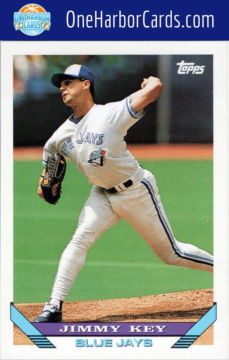 1993 Topps Toronto Blue Jays #596 Jimmy Key
