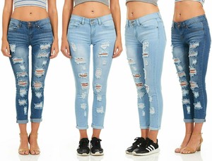 juniors distressed skinny jeans