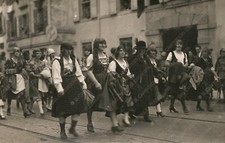 1924 UDINE Sfilata costume tradizionale del Friuli Fotografia