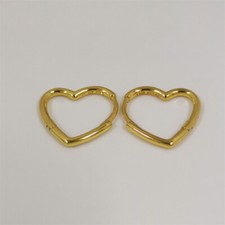 Earrings Pandora Asymmetrical Heart Hoop
