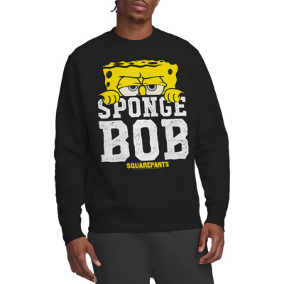 Spongebob Schwammkopf Large Icon Unisex Sweatshirt, schwarz