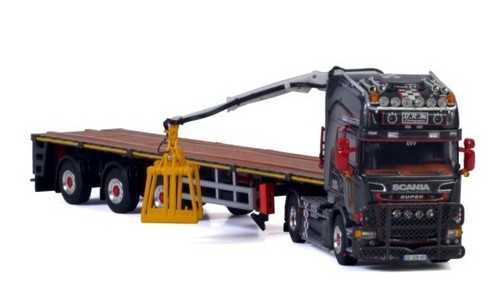 Remolque de ladrillo 1/50 para Scania Streamline 4x2 modelo diecast 1-2601 - Imagen 2 de 3
