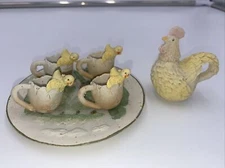Miniature Chicken And Chicks Tea Set