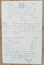 1901 Letterhead Chicago Illinois Reading Hardware Company Choice of Piece